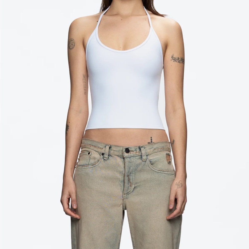 NWT TankAir Sold Out Half Moon Halter